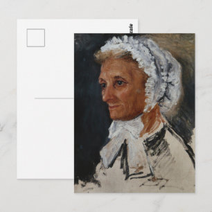 Postal Retrato de Renoir de la madre del artista Arte