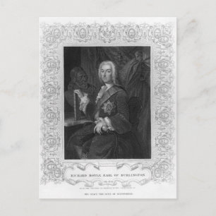 Postal Retrato de Richard Boyle, Earl of Burlington