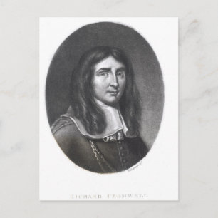 Postal Retrato de Richard Cromwell