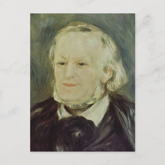 Postal Retrato de Richard Wagner, 1893 (Anverso)
