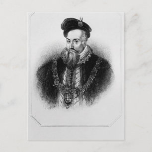 Postal Retrato de Robert Dudley, primer Conde de
