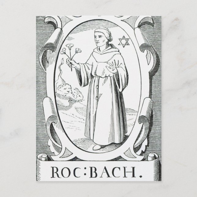 Postal Retrato de Roger Bacon (Anverso)