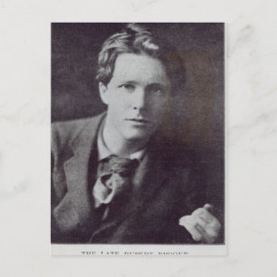 Postal Retrato de Rupert Brooke