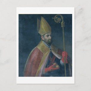 Postal Retrato de San Nicolás, 1700 (aceite sobre lienzo)