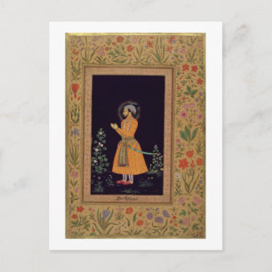 Postal Retrato de Shah Jahan (1592-1666) Mughal, c.1632
