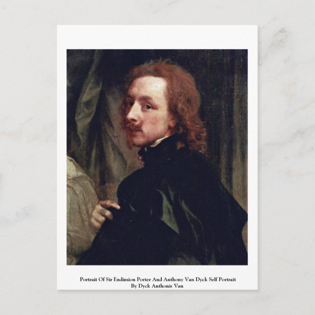 Postal Retrato De Sir Endimion Porter (Anverso)