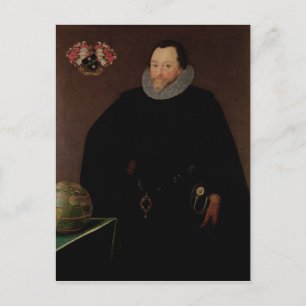 Postal Retrato de Sir Francis Drake 1591