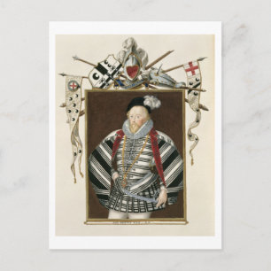 Postal Retrato de Sir Henry Lee (1530-1610) de 'Memoir