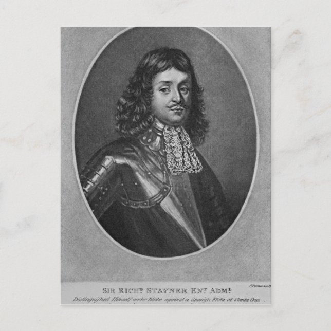 Postal Retrato de Sir Richard Stainer (Anverso)