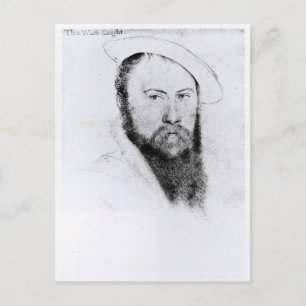Postal Retrato de Sir Thomas Wyatt el Joven
