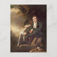 Retrato de Sir Walter Scott y sus perros