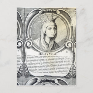 Postal Retrato de St. Jadwiga