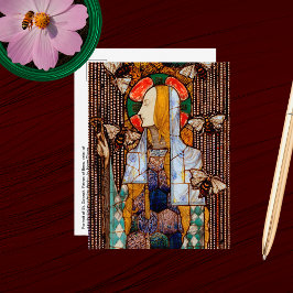 Postal Retrato de Sta. Gobnait, Patrona de las Abejas,