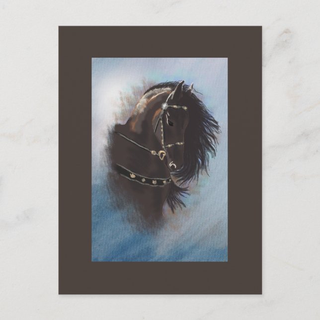 Postal Retrato de Stallion - Postcard (Anverso)