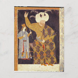 Postal Retrato de Sultán Selim II