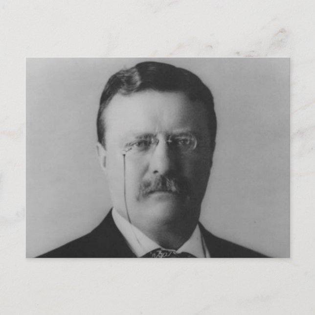 Postal Retrato de Theodore Roosevelt (Anverso)