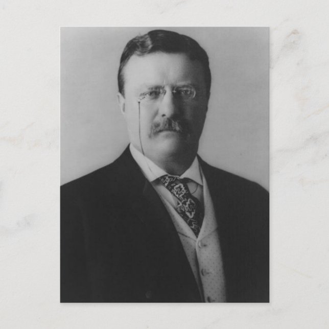 Postal Retrato de Theodore Roosevelt (Anverso)