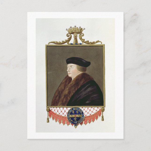 Postal Retrato de Thomas Cromwell (c.1485-1540) Ist Earl (Anverso)
