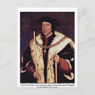 Postal Retrato De Thomas Howard Tercer Duque De Norfolk