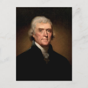 Postal Retrato de Thomas Jefferson