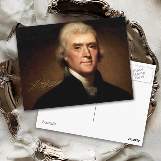 Postal Retrato de Thomas Jefferson (Subido por el creador)