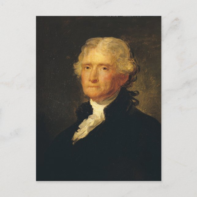 Postal Retrato de Thomas Jefferson (Anverso)
