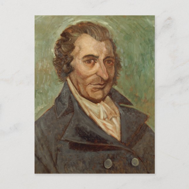 Postal Retrato de Thomas Paine (Anverso)