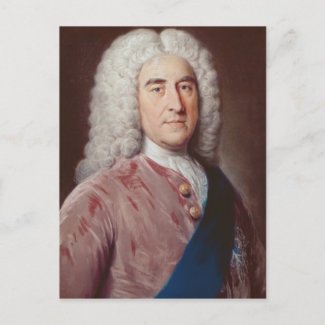 Postal Retrato de Thomas Pelham Holles (Anverso)