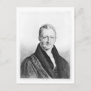 Postal Retrato de Thomas Robert Malthus