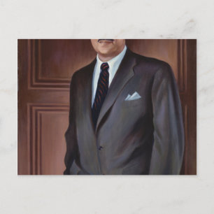 Postal Retrato de Thurgood Marshall por Betsy Graves Reyn
