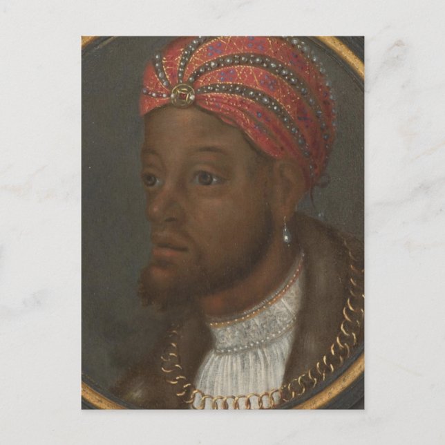 Postal Retrato de un africano rico (Anverso)