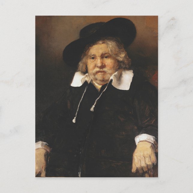 Postal Retrato de un anciano, 1667 (Anverso)