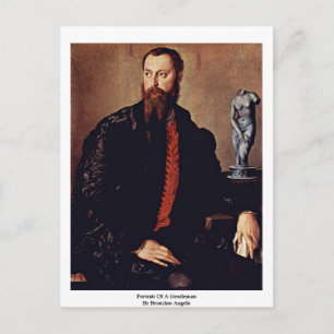 Postal Retrato De Un Caballero Por Bronzino Angelo