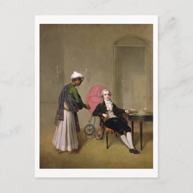 Postal Retrato de un Caballero, posiblemente William Hick (Anverso)