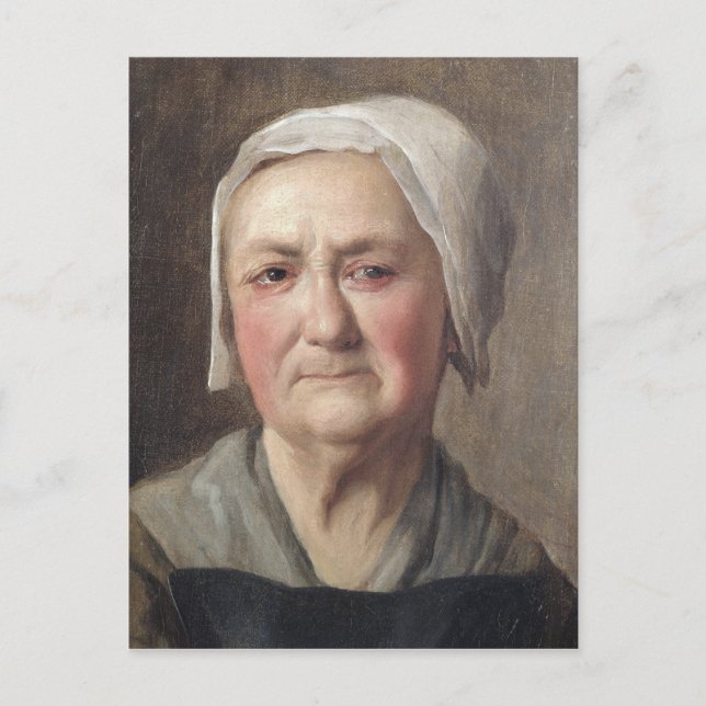 Postal Retrato de un campesino (Anverso)