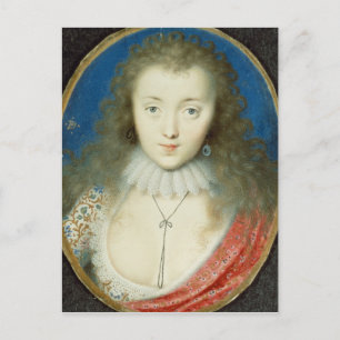 Postal Retrato de un chica