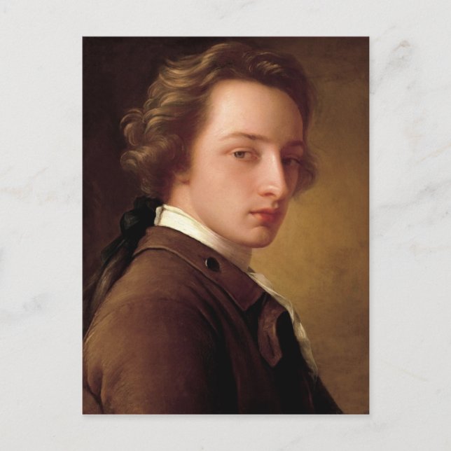 Postal Retrato de un desconocido Bella Artes (Anverso)