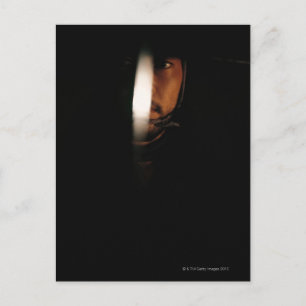 Postal Retrato de un guerrero samurai 5