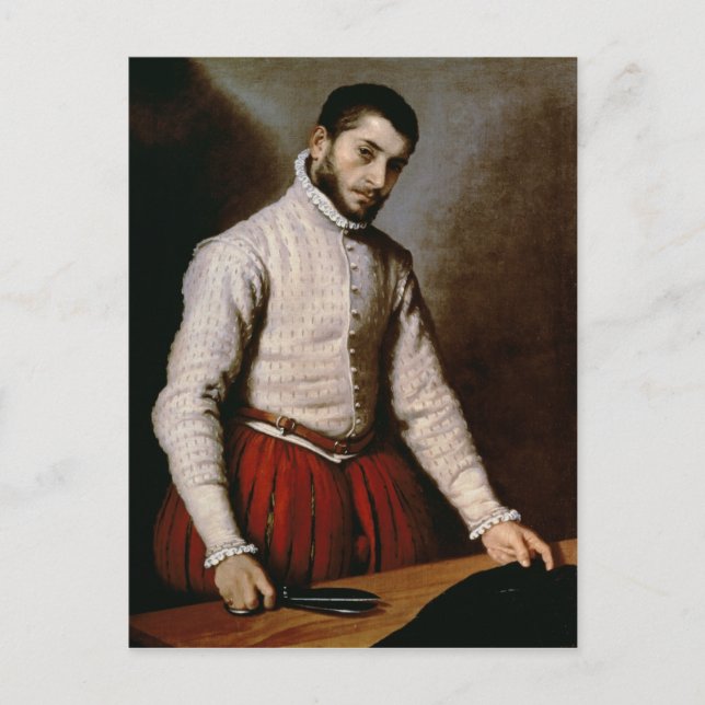 Postal Retrato de un hombre c.1570 (Anverso)