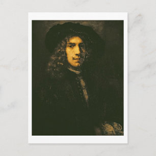 Postal Retrato de un hombre joven, 1658 (aceite en lona)