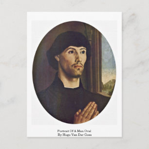 Postal Retrato De Un Hombre Oval De Hugo Van Der Goes