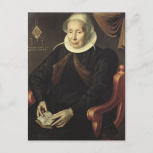 Postal Retrato de una anciana, 1603