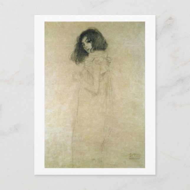 Postal Retrato de una joven, 1896-1997 (Anverso)