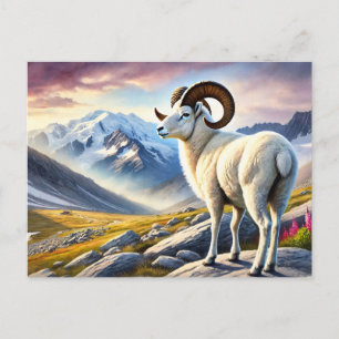 Postal Retrato de una majestuosa represa