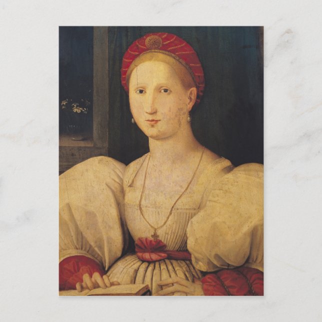 Postal Retrato de una mujer (Anverso)