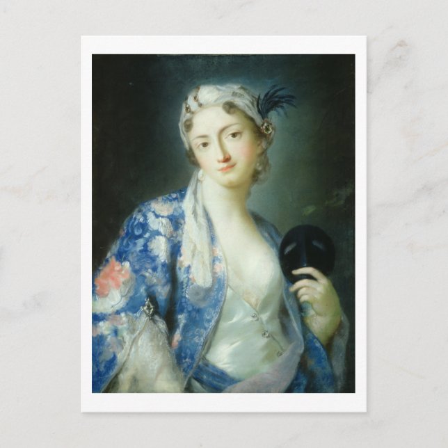 Postal Retrato de una mujer (Anverso)