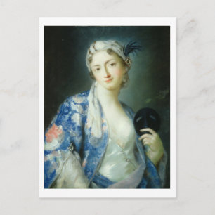 Postal Retrato de una mujer