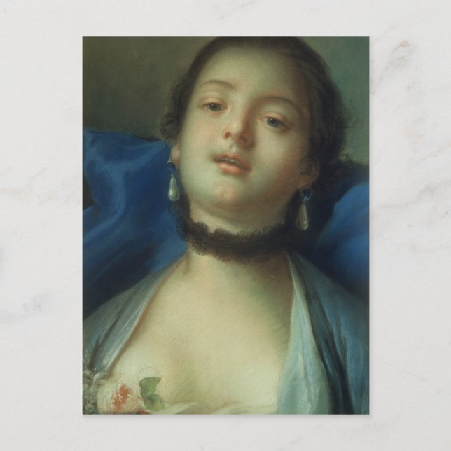 Postal Retrato de una mujer (Anverso)