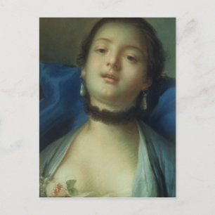 Postal Retrato de una mujer