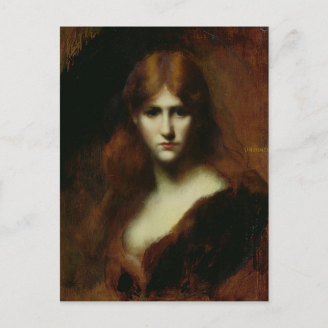 Postal Retrato de una mujer 2 (Anverso)